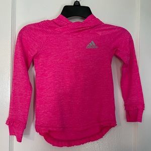 Adidas dryfit hoodie and leggings outfit